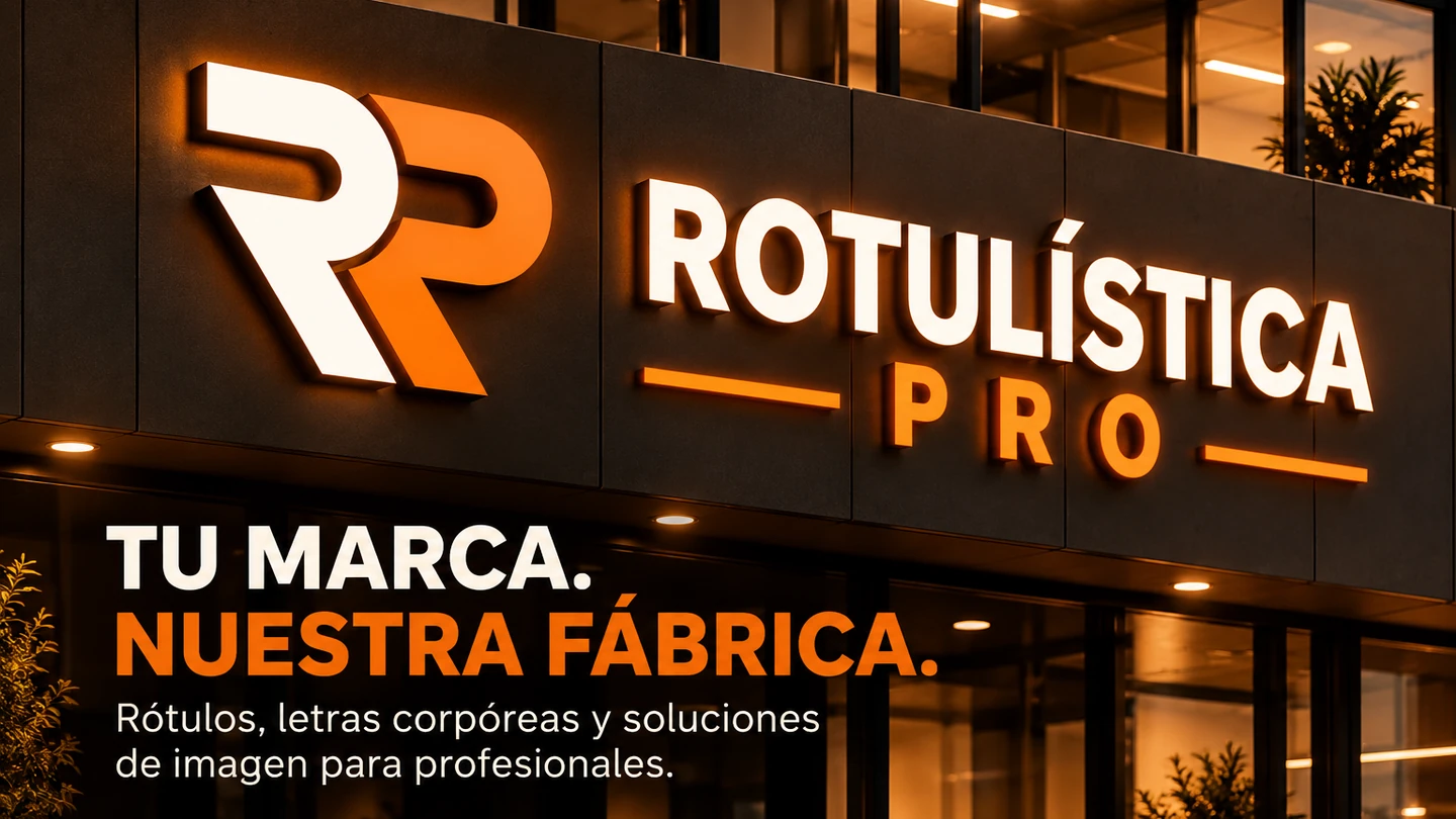 Ejemplo visual de rótulo ROTULÍSTICA PRO