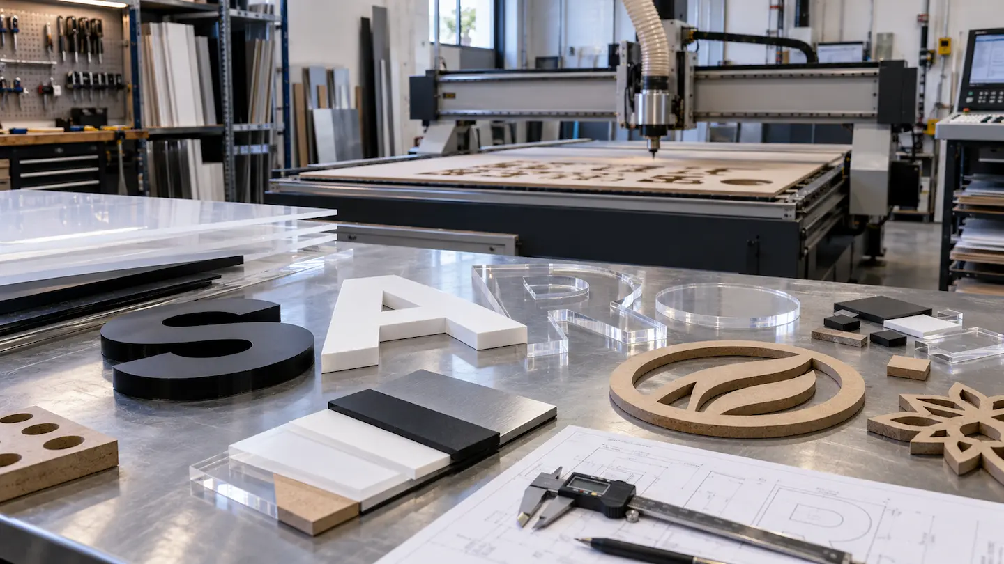 Piezas fabricadas mediante corte láser o CNC