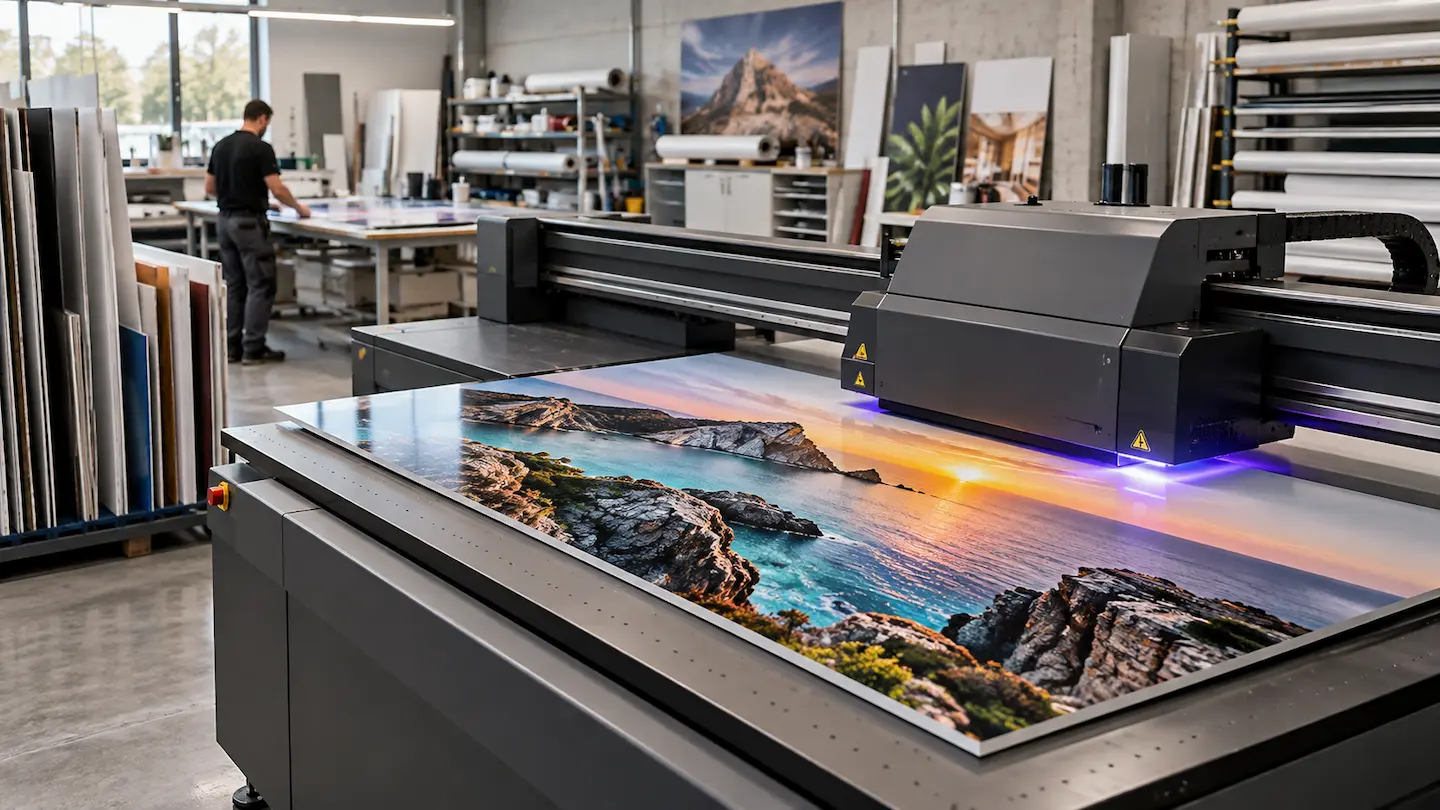 Impresión UV directa sobre materiales rígidos