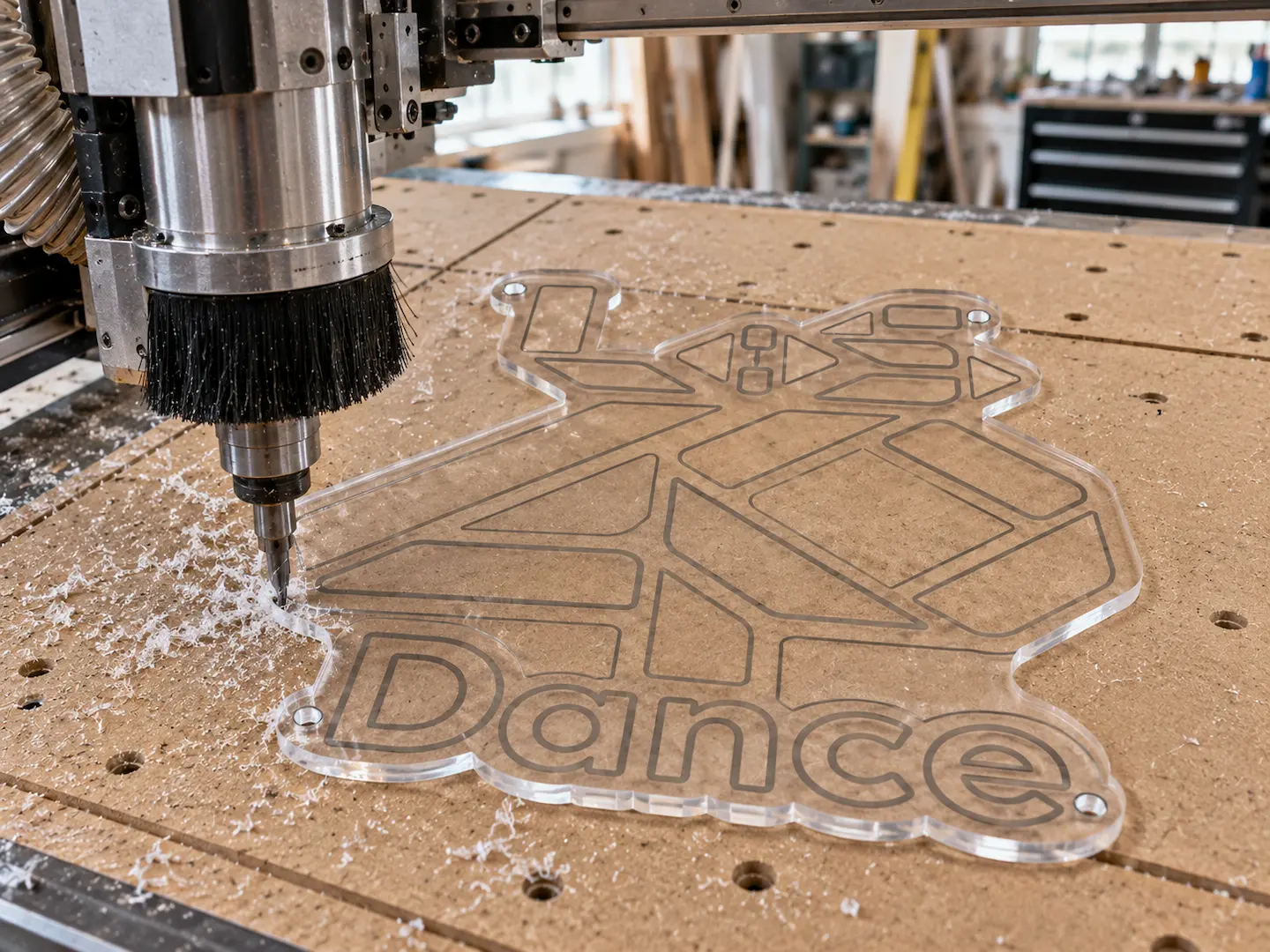 Fresado CNC de la ranura para Neon Flex